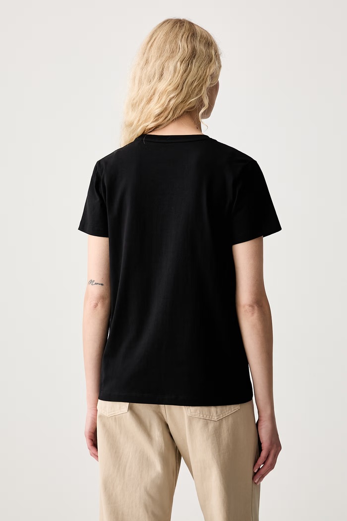 Ρούχα Guess Jeans T-shirt παιδικό βαμβακερό με ελαστάν W6YI49.K4677 μαύρο