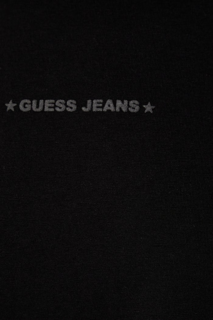 Guess Jeans kratka majica ženska bombažna W6YI11.K3690 črna