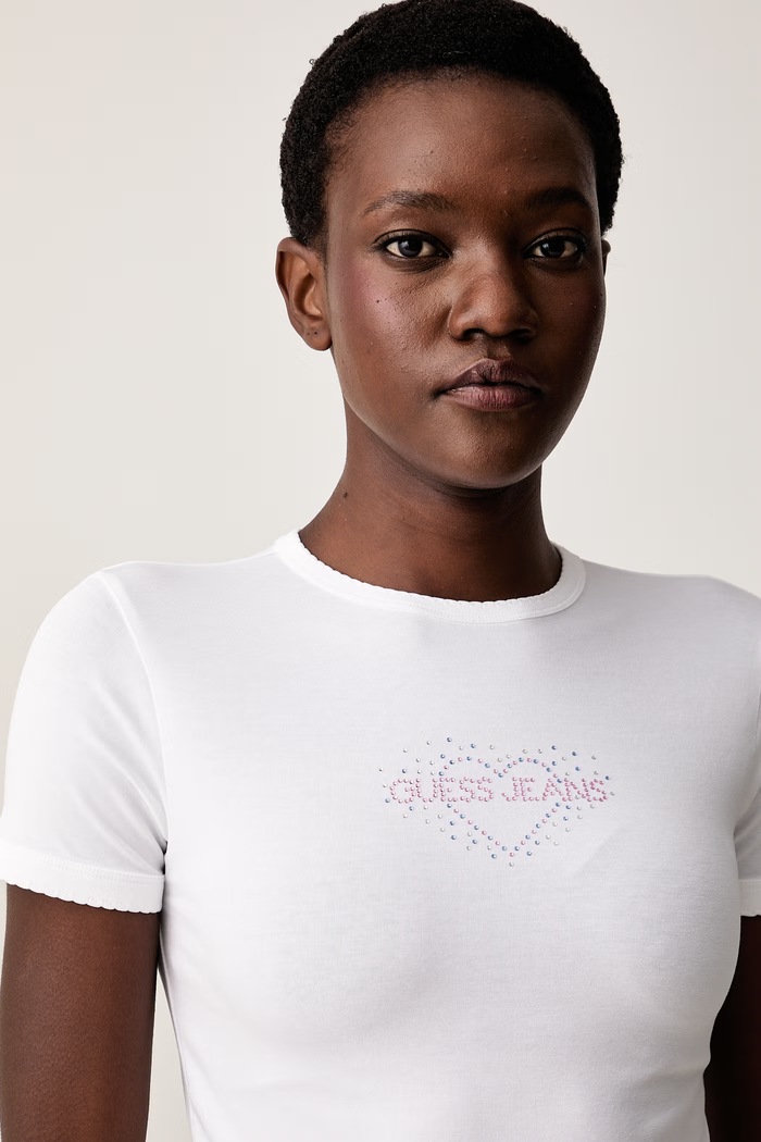 Guess Jeans T-shirt γυναικείο με βαμβάκι λευκό W6YI05.K3640