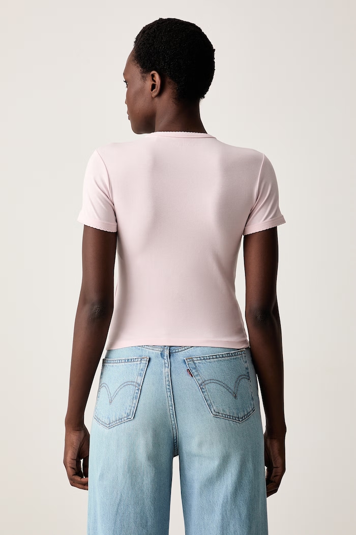 Oblečenie Guess Jeans tričko dámske s bavlnou W6YI05.K3640 ružová