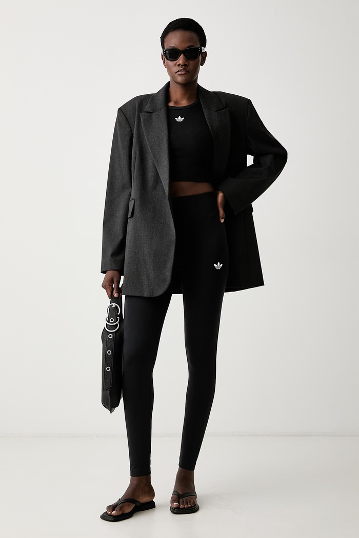 adidas Originals crop top γυναικείο με βισκόζη Essentials KR3601 μαύρο AW26