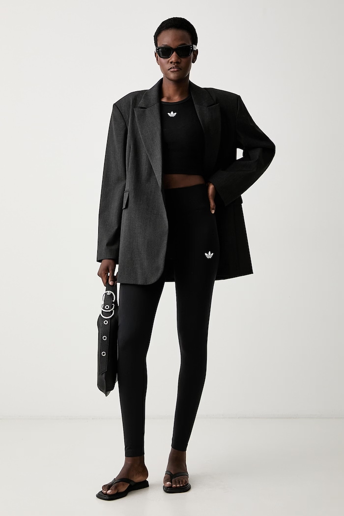 adidas Originals crop top γυναικείο με βισκόζη Essentials KR3601 μαύρο AW26