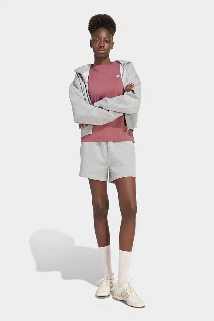 Odzież adidas Originals T-shirt damski bawełniany Essentials KQ6702 różowy