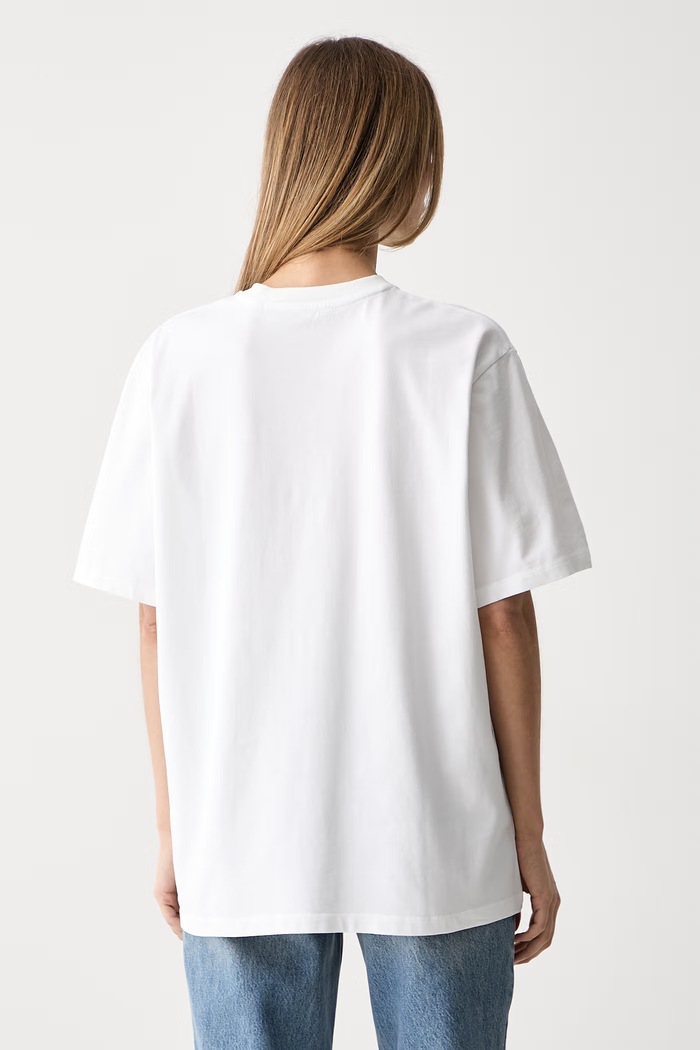 Odzież Rotate T-shirt damski bawełniany 116363400 biały