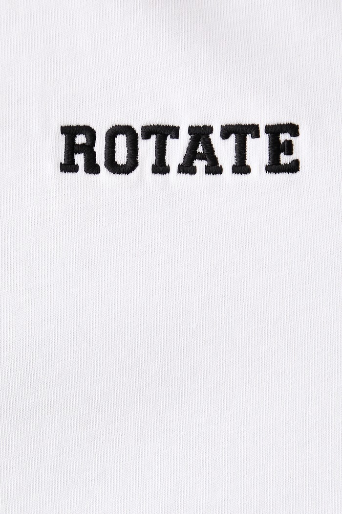 Rotate T-shirt damski bawełniany 116363400 biały
