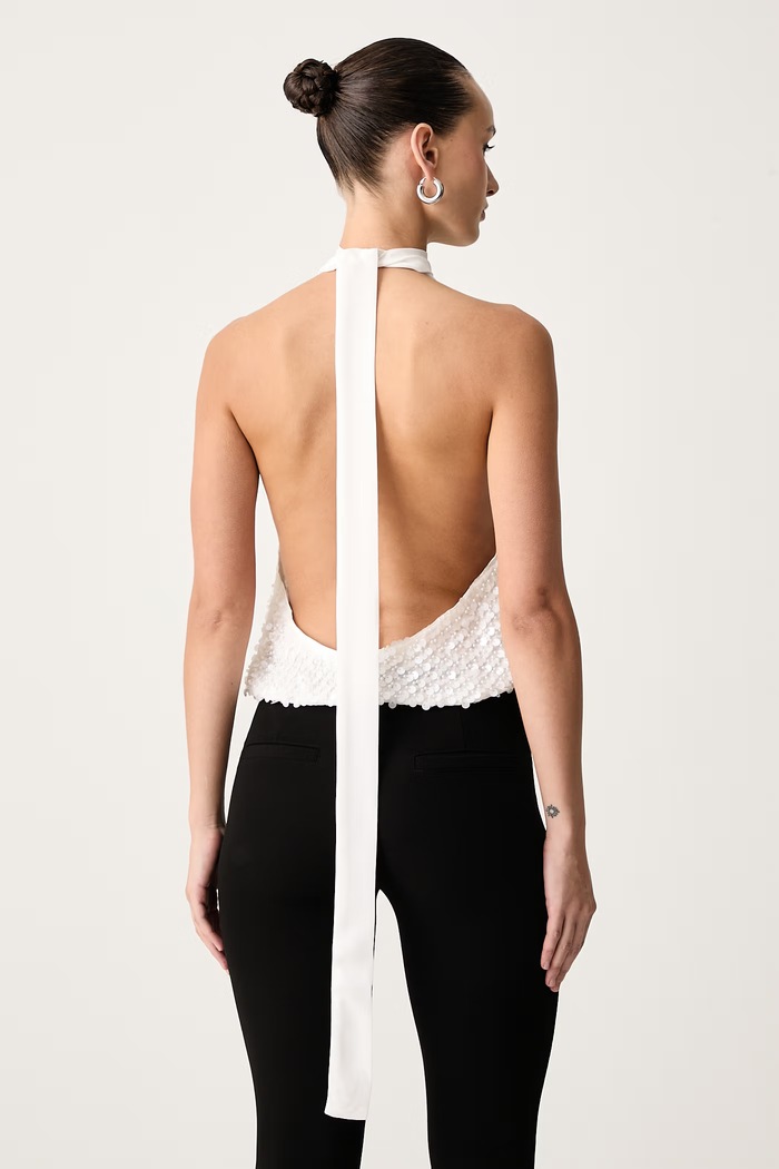 Odzież Bardot Top damski GISELLA 60561TB biały