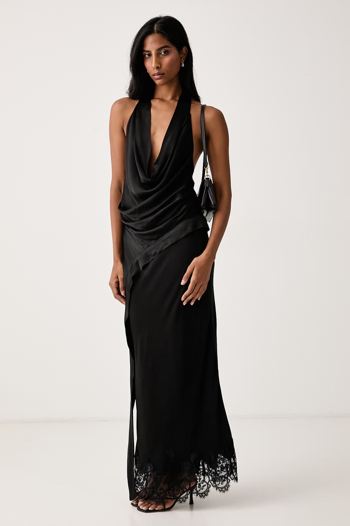 Bardot Top damski z wiskozą CELICE 60551TB czarny AW26