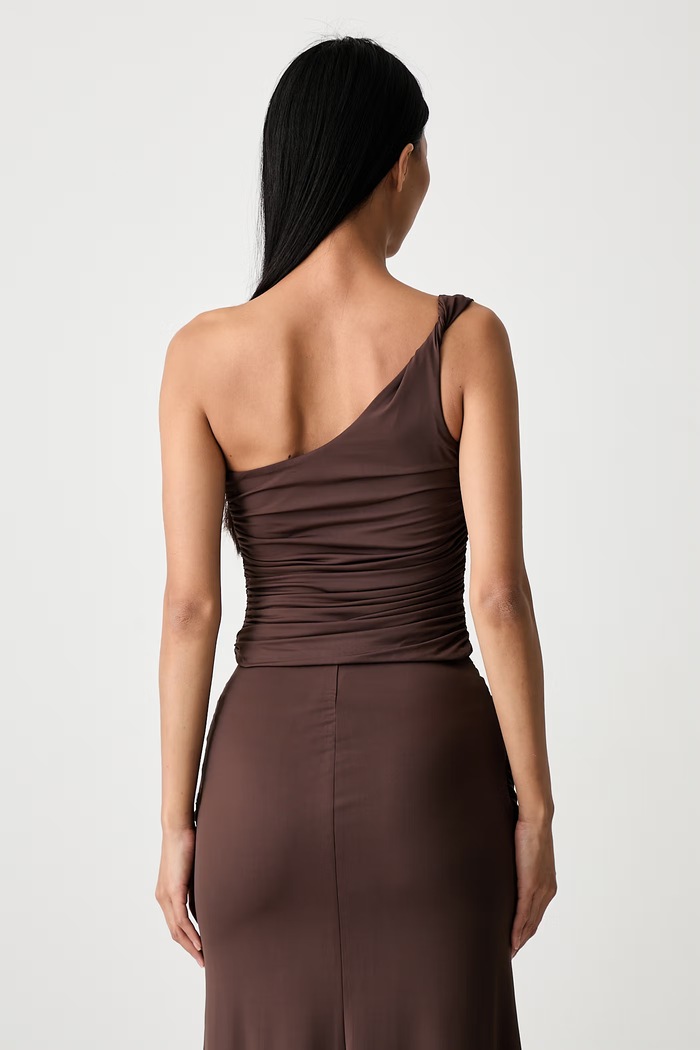 Odzież Bardot top damski DION 60538TB brązowy