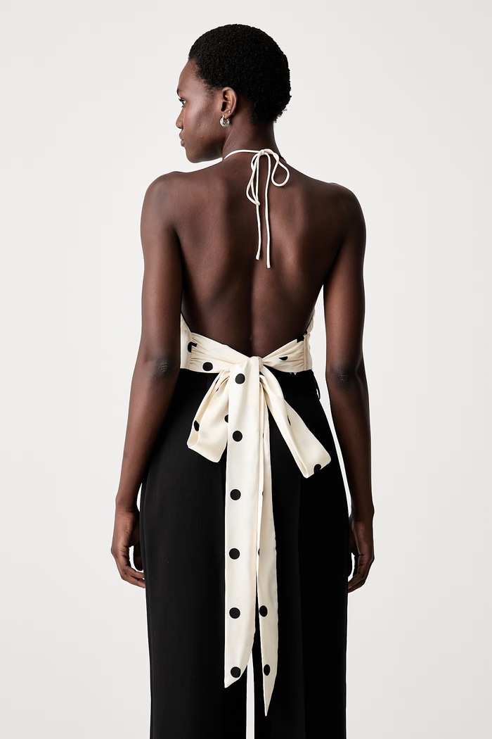 Odzież Bardot bluzka halter damska PHOEBE 60516TB beżowy