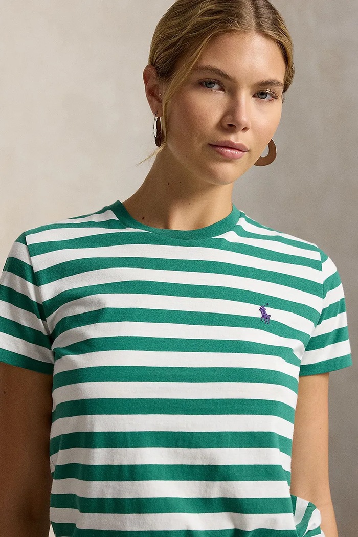 Polo Ralph Lauren t-shirt női pamut zöld 211B17779