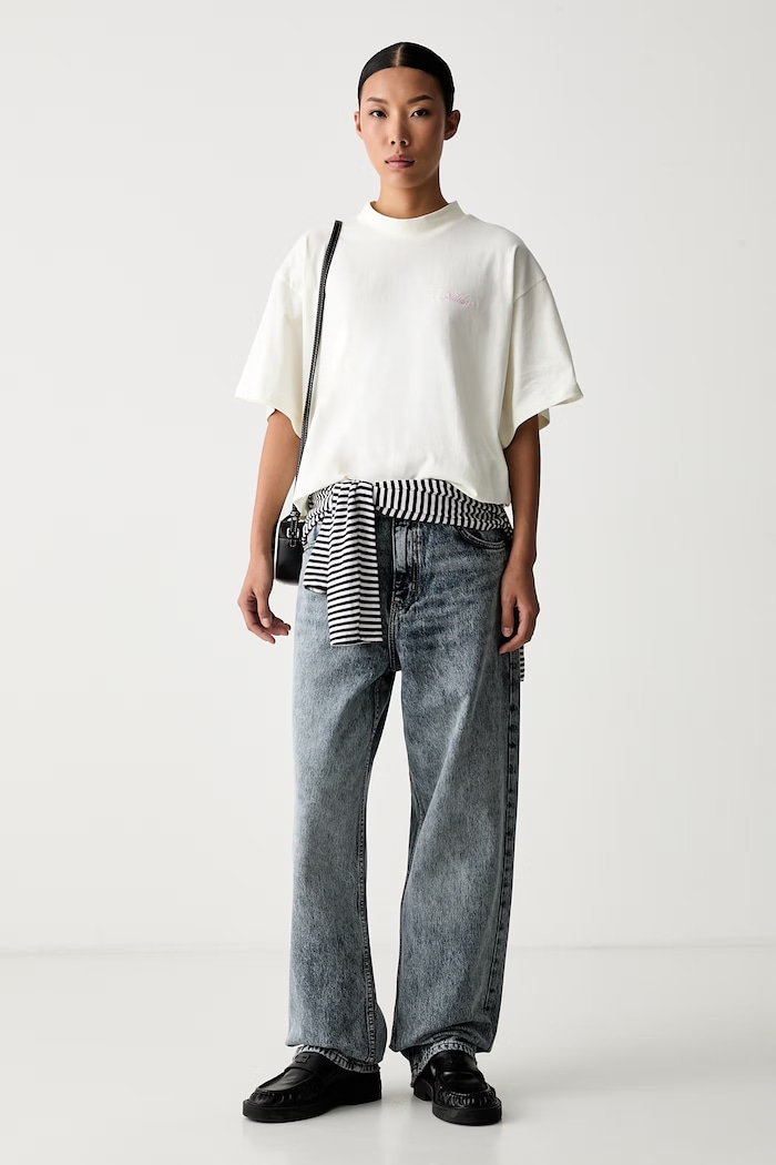 adidas T-shirt damski bawełniany KY2878 beżowy AW26
