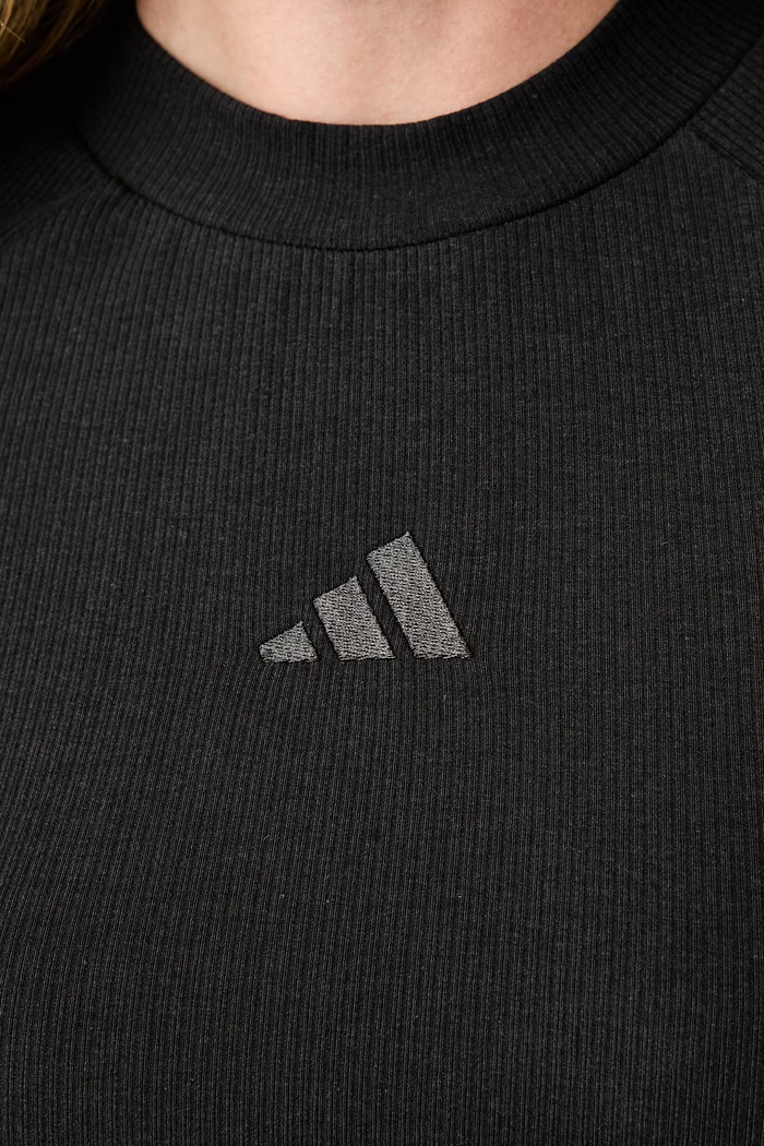 adidas crop top za žene s pamukom KF2444 crna