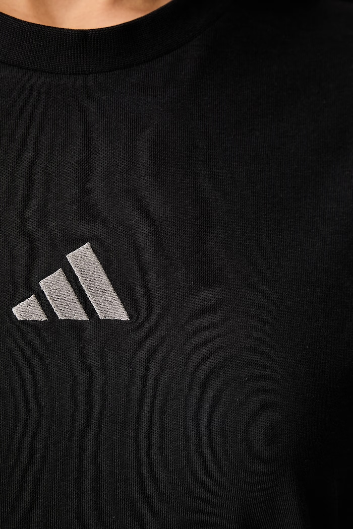 adidas T-shirt damski bawełniany Leopard Pack KH1550 czarny