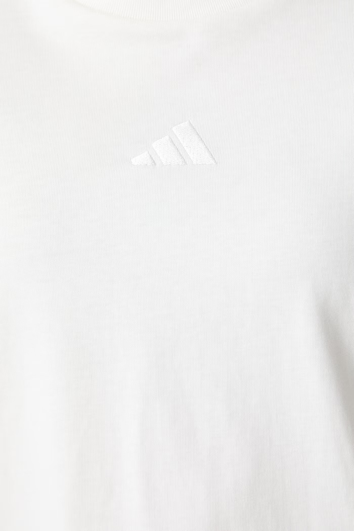 adidas T-shirt damski bawełniany KT0297 beżowy
