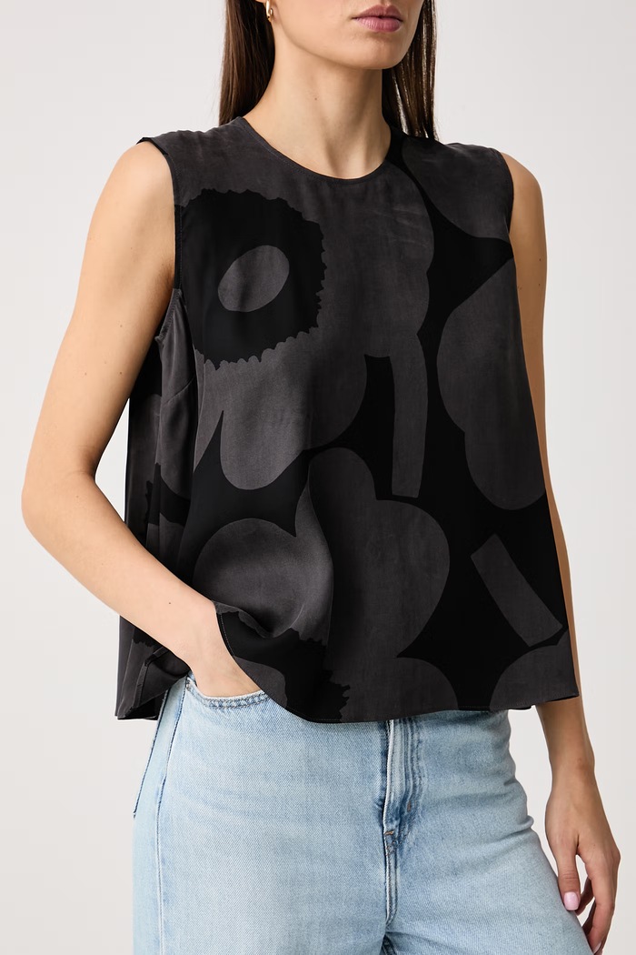 Bluza ženska z lyocellom Marimekko 096292 siva