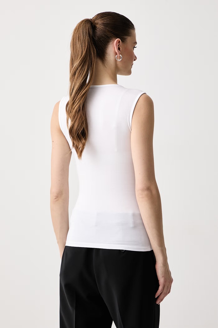 Odzież Guess Top damski z modalem W6YP17.K3881 biały