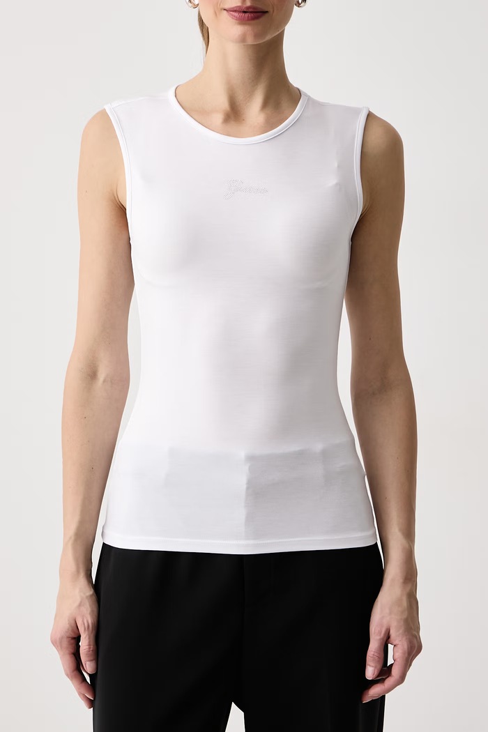 Top damski z modalem Guess W6YP17.K3881 biały