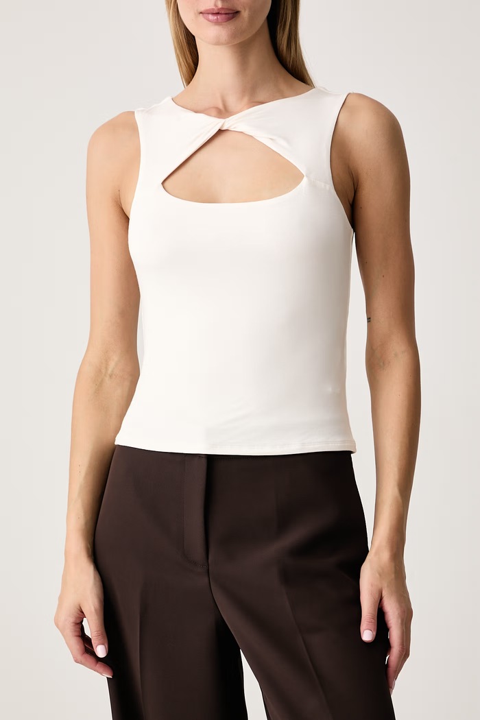 Одяг Guess Топ жіночий з модалем MAIA W6BP43.K6606 бежевий