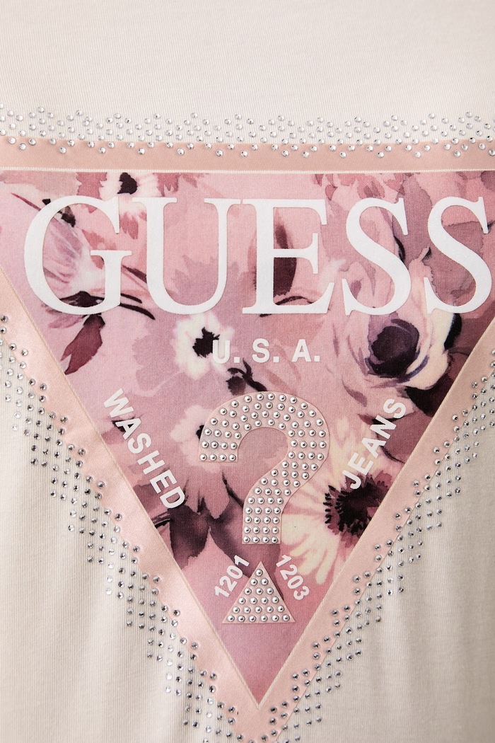Tričko dámske bavlnené Guess W6BI25.K6046 béžová