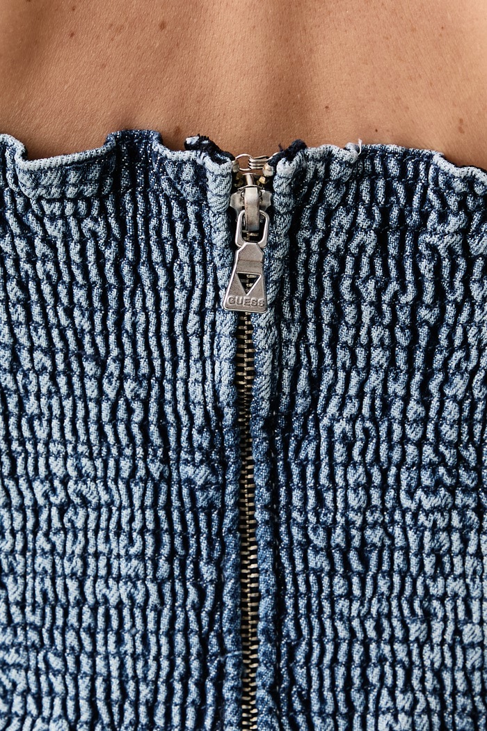 Top dámsky rifľový GALA Guess modrá W6BH41.D2585