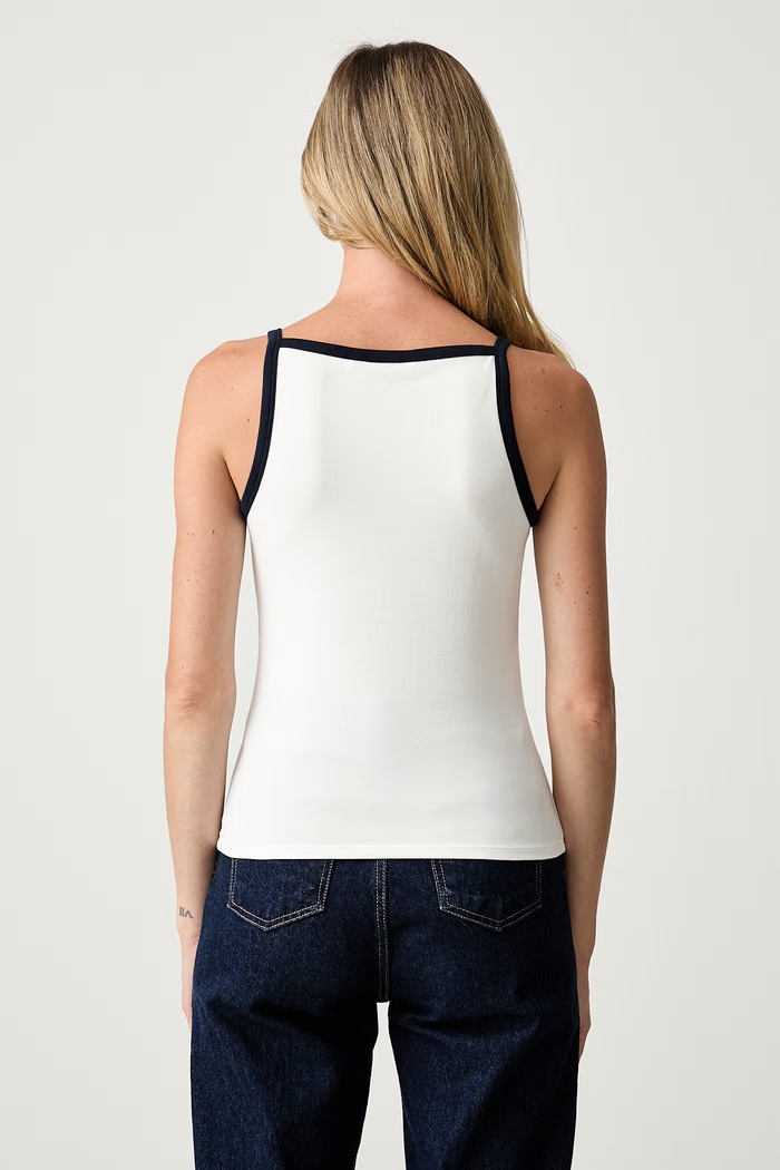 Odzież Tommy Hilfiger top damski z lyocellem WW0WW50033 biały