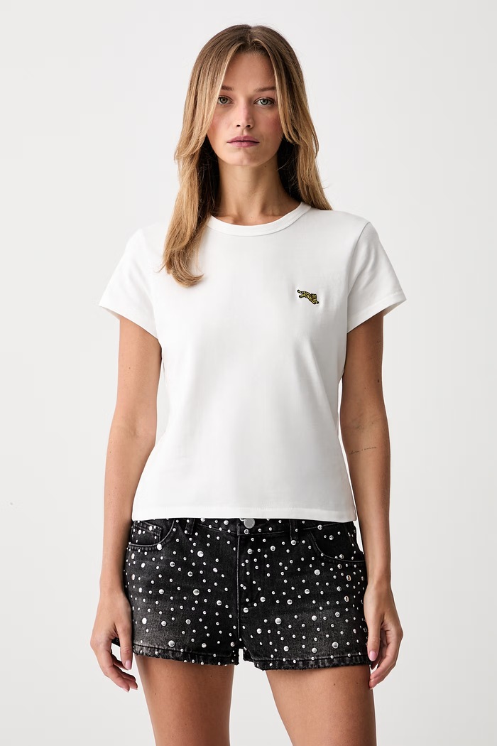 Kenzo T-shirt damski bawełniany biały FG62TS2794SG