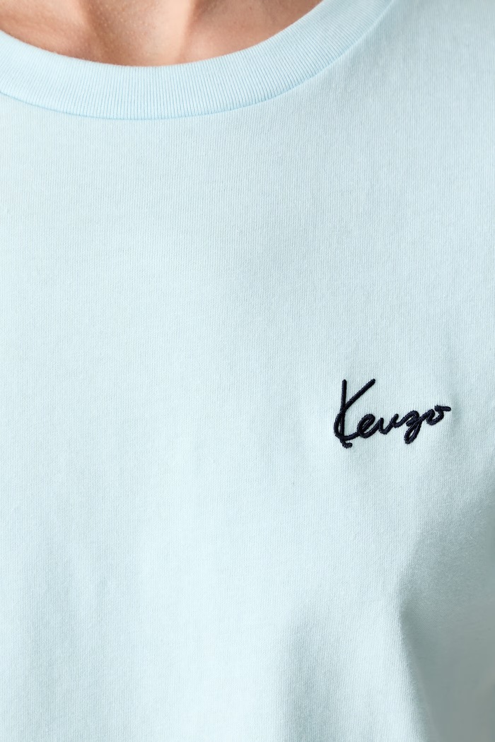 Kenzo tricou din bumbac pentru femei albastru FG62TS2614SG