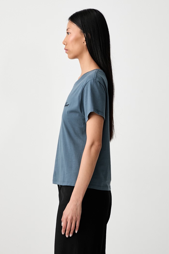 Kenzo tricou pentru femei din bumbac turcoaz FG62TS2614SG