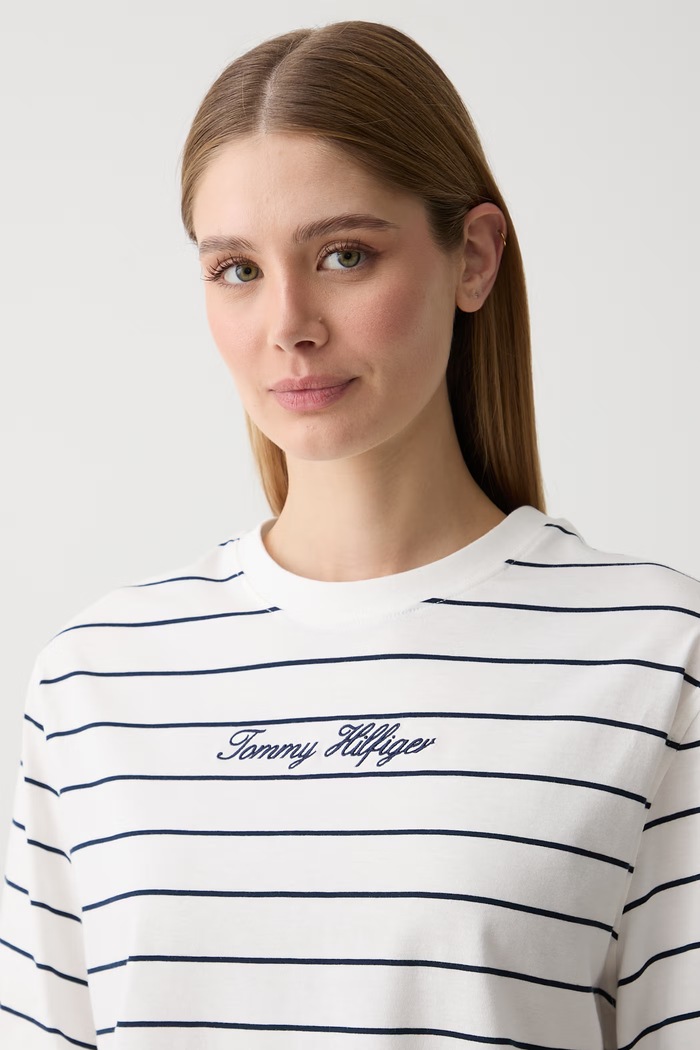 Tommy Hilfiger tričko dámské bavlněné bílá WW0WW50948