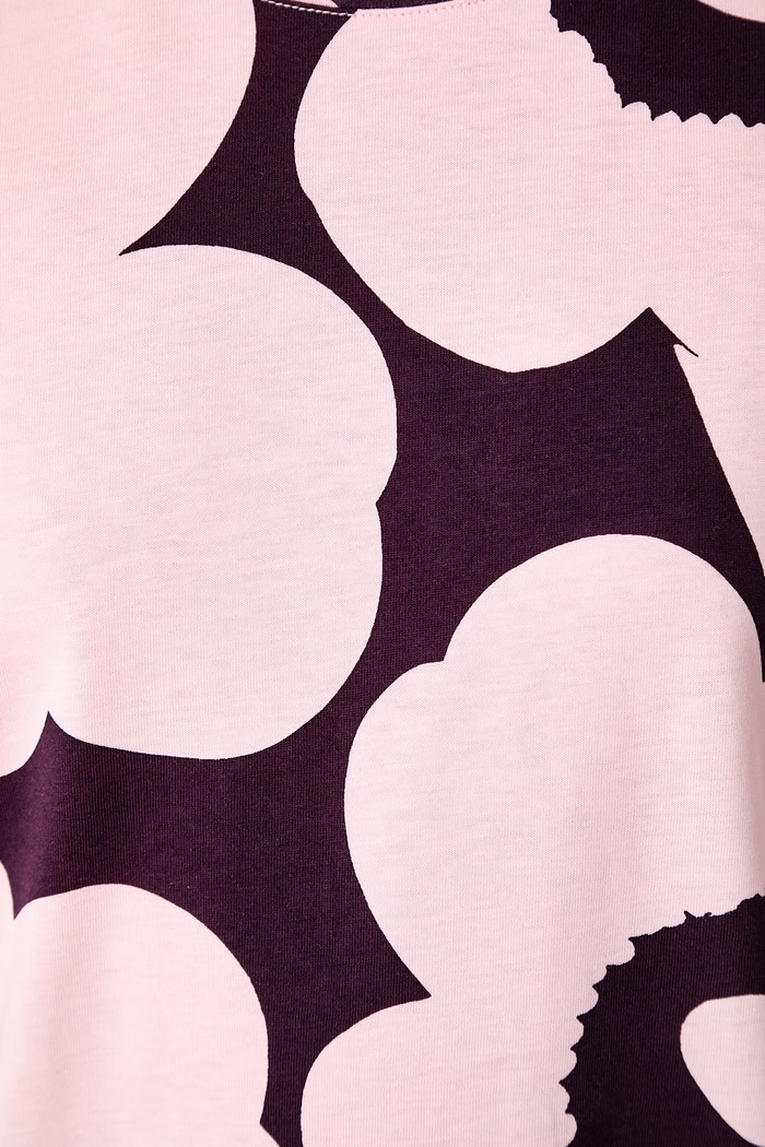 Marimekko тениска дамска от памук 096340 розов