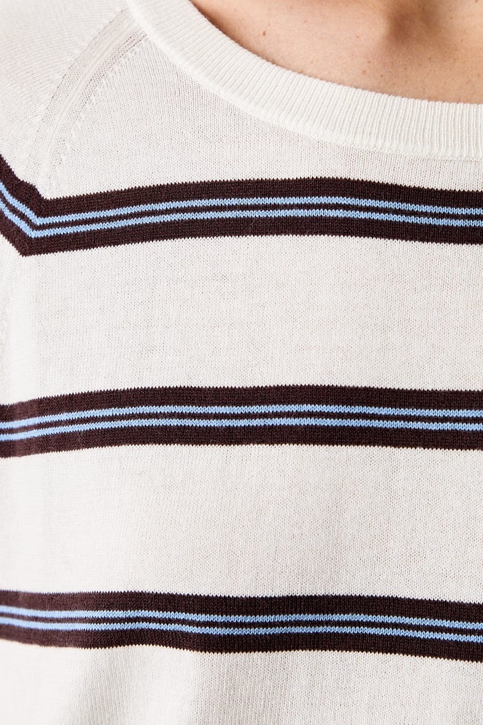 Marc O'Polo T-shirt damski z modalem 5000011015 beżowy