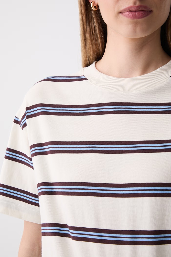 Marc O'Polo T-shirt damski bawełniany 5000010172 beżowy