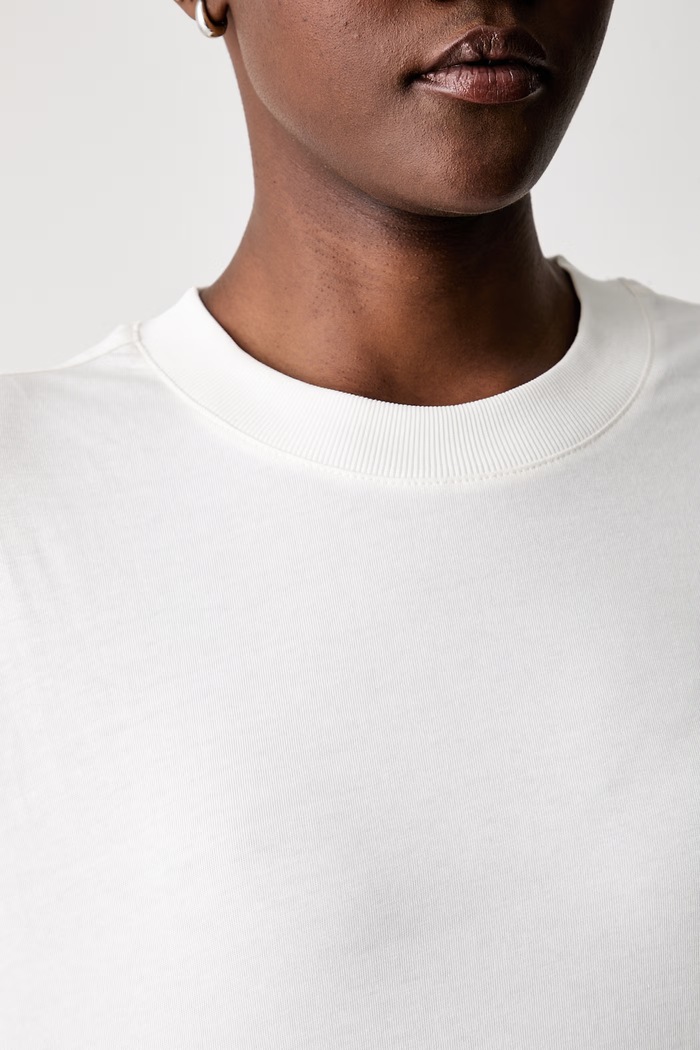 Marc O'Polo T-shirt damski bawełniany 5000010009 beżowy