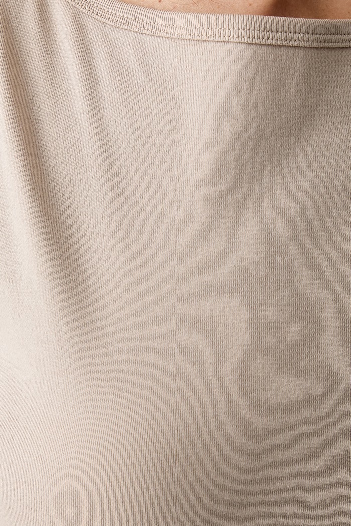 Marc O'Polo top damski bawełniany 5000014384 beżowy