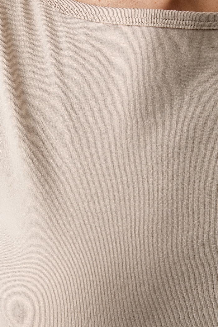 Marc O'Polo top damski bawełniany 5000014384 beżowy