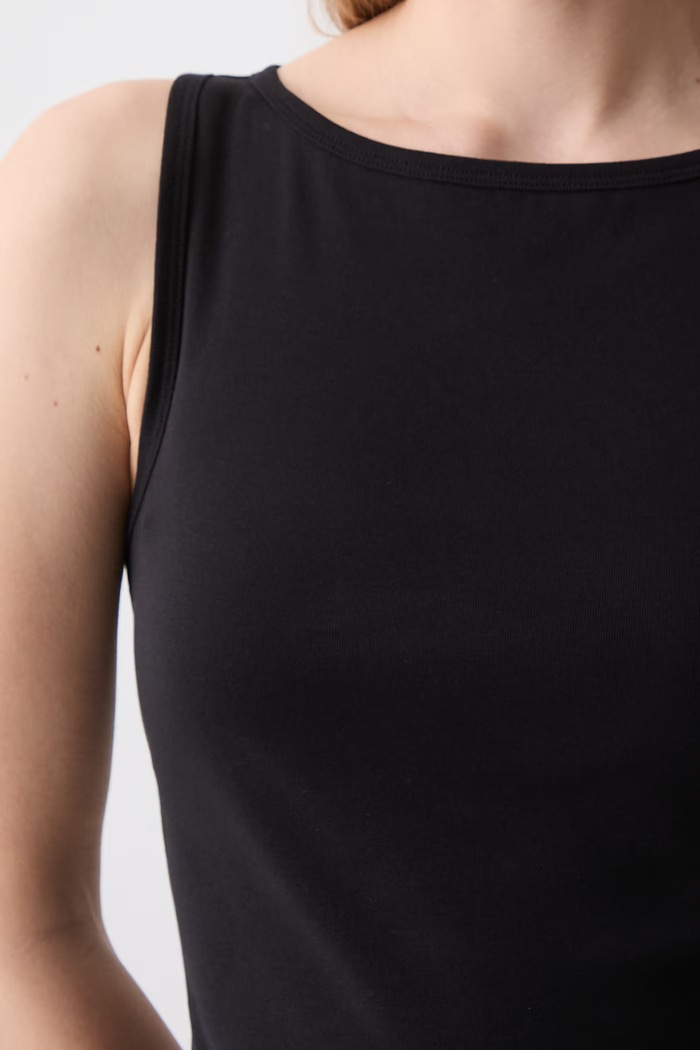 Marc O'Polo top damski bawełniany 5000014384 czarny