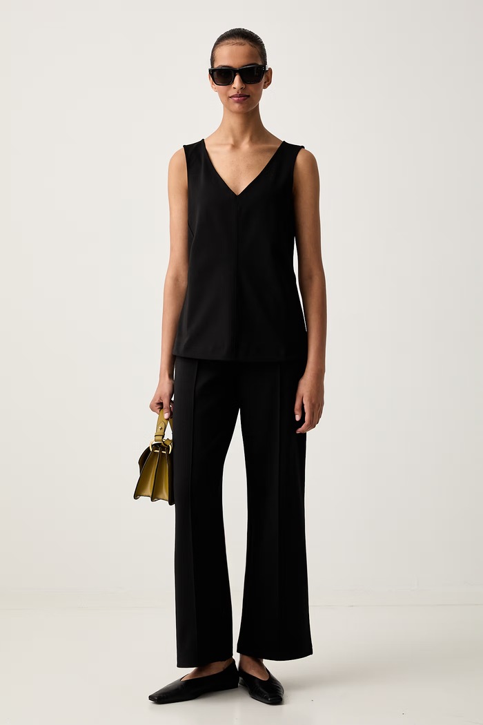 Calvin Klein τοπ γυναικείο LV044G206G μαύρο AW26