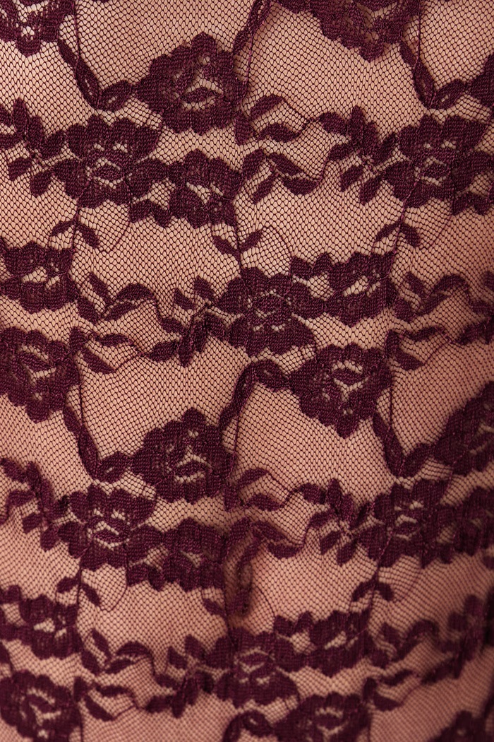 Body dámske čipkované PATRIZIA Guess O6BM17.K7233 burgundské