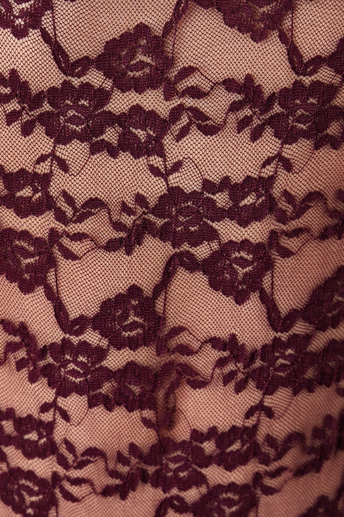Body dámske čipkované PATRIZIA Guess O6BM17.K7233 burgundské