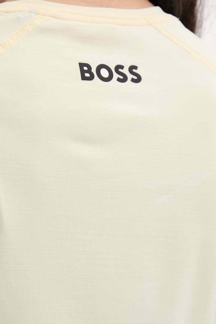 BOSS női t-shirt Elogofit2 50569581 bézs