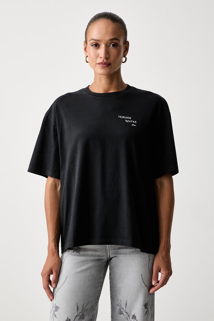 Odzież BOSS Orange T-shirt damski bawełniany C_Eboys_3 50566831 czarny