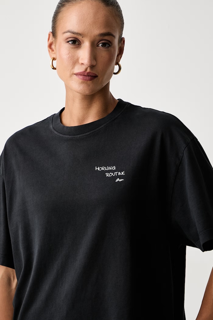 BOSS Orange T-shirt damski bawełniany C_Eboys_3 czarny 50566831