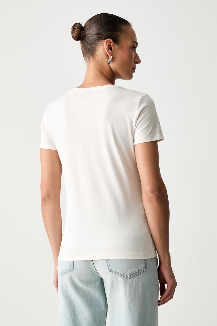 Odzież BOSS Orange T-shirt damski bawełniany C_Elove_5 50566827 beżowy
