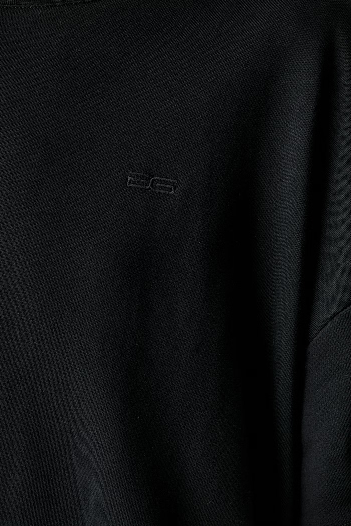 Gestuz T-shirt damski z bawełną GZgilsa 10911431 czarny