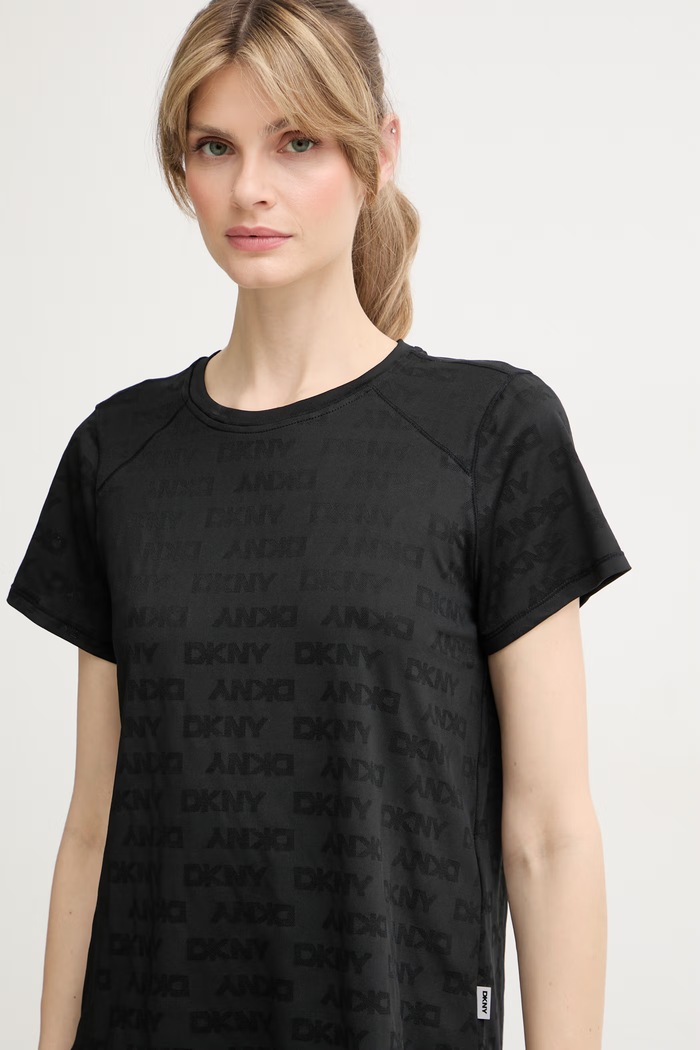 DKNY T-shirt damski czarny DP6T1698
