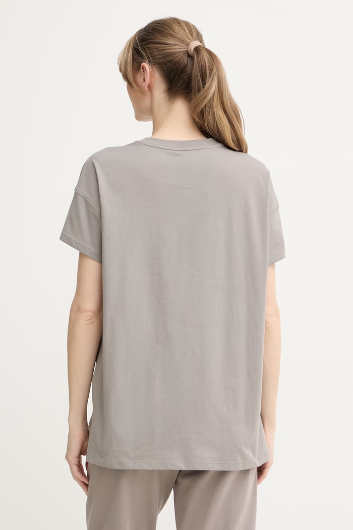 Odzież DKNY T-shirt damski bawełniany DP6T1580 beżowy