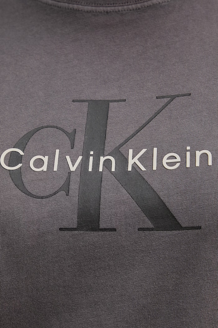 Calvin Klein Jeans tricou feminin din bumbac LV047G825G gri