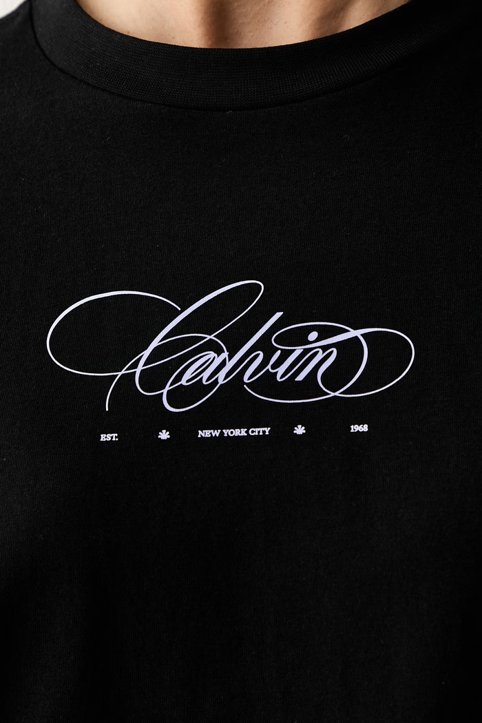Calvin Klein Jeans majica za žene od pamuka LV047G814G crna