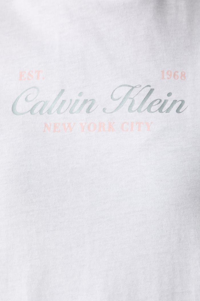 Calvin Klein Jeans kratka majica ženska bombažna LV047G804G bela