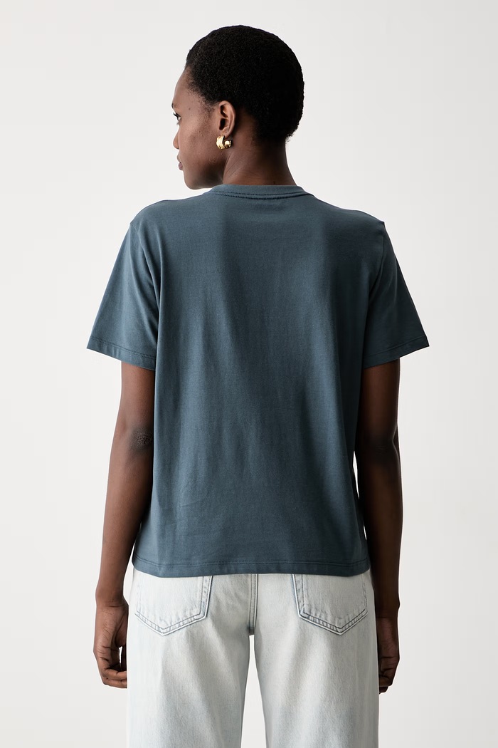 Odzież Calvin Klein Jeans T-shirt damski bawełniany LV047G804G niebieski